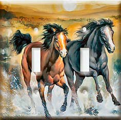 Switch Plates, horse switch plate, Fantasy Gifts, Items, Unicorn, Wizards