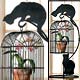 Cat Birdcage Planter