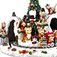 Christmas Cats Village Music Box