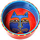 cat bowls,Laurel Burch Feline Bowls