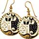 Laurel 
Burch Kindred Kats Earrings