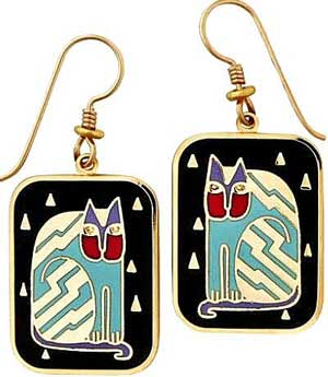 Laurel Burch Fantasticat Earrings Laurel Burch Fantasticat Earrings