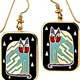 Laurel 
Burch Fantasticat Earrings