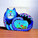Cat Mail Holder Cat 
Teapot, Jars, Saucers, Bowls, Plates