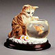 Cat Figurine Collectibles, Cat Clocks,Music Boxes