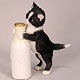 Cat Figurine Collectibles, Cat Clocks,Music Boxes