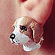Dog Earrings Pedigree 
Watches of Dog Breeds, Collectibles, Dog Clocks,Professionals,dog athletes,Music Boxes