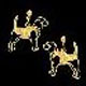 Dog Earrings Pedigree 
Watches of Dog Breeds, Collectibles, Dog Clocks,Professionals,dog athletes,Music Boxes