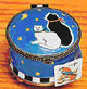 Cat Duo Stamp 
Holder Chef Cat
 Figurine