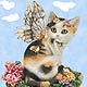 Kitty Fairies Collectibles,Music Box, Cat Clocks, Cat Sculptures,Cat Figurines