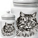 Cat Jars Collectibles, Cat Clocks, Cat Music Boxes, Cat Jars, Cat Mugs
