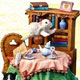 Music Box Collectibles,Music Box, Cat Clocks, Cat Sculptures,Cat Figurines