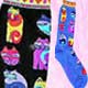 Laurel Burch Sock Shop cat socks, cat design socks,Laurel Burch Sock Shop