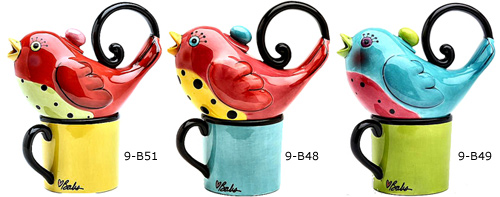 Beautiful Bird Tea-For-One Sets Beautiful Bird Tea-For-One Sets