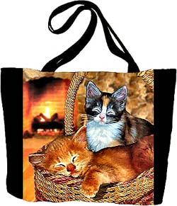 Cat Nap tapestry tote bag Cat Nap tapestry 
tote bag